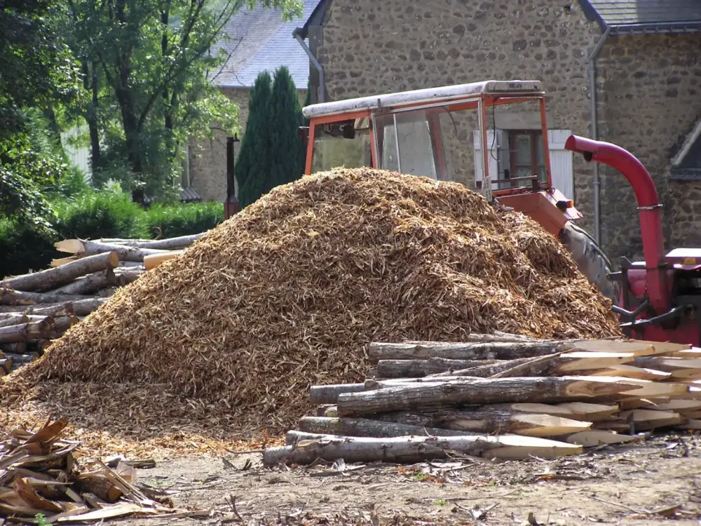 Broyage de bois